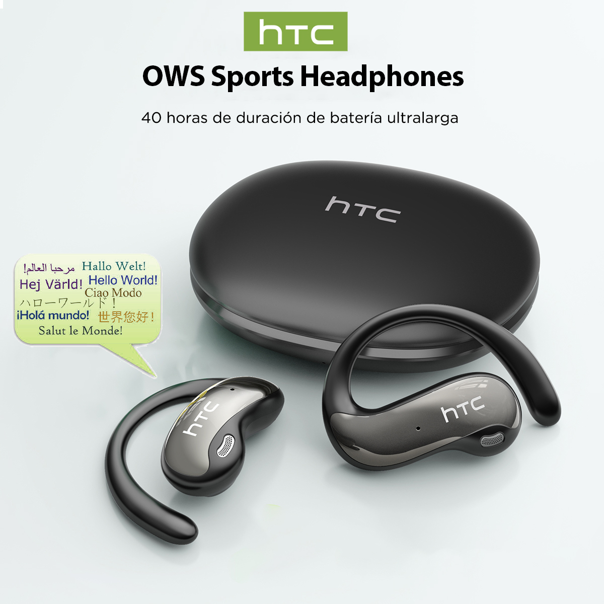 Sleep Mask Headphones Bluetooth - HTC NE19 سماعات بلوتوث AI OWS