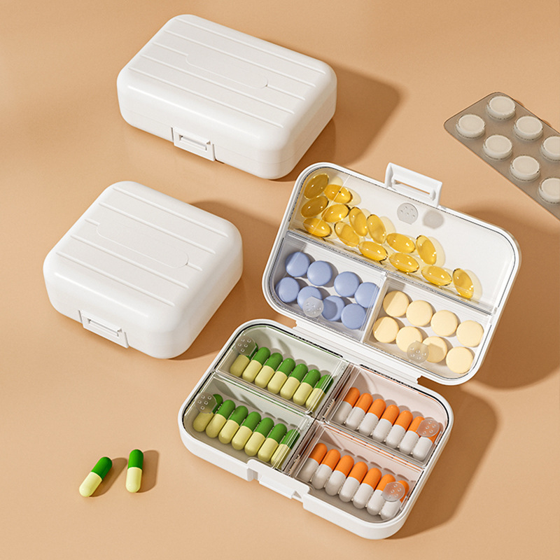 صندوق توزيع أدوية محمول للسفر، - مراجعة Tablets وسعره