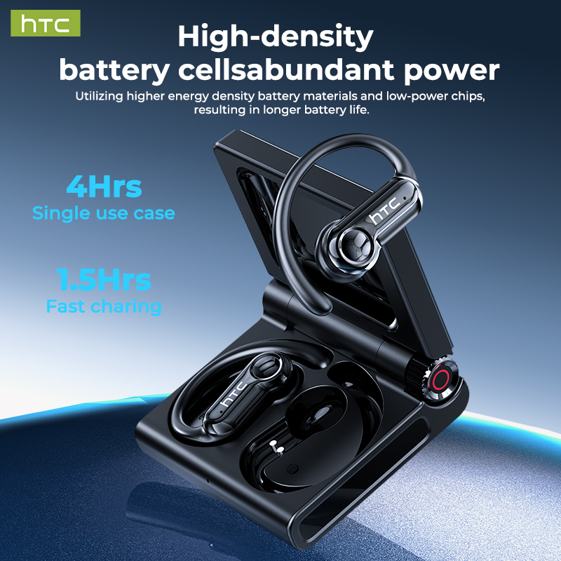سماعات أذن لاسلكية HTC NE80 بش - مراجعة Open Ear Air Conduction Headphones وسعره