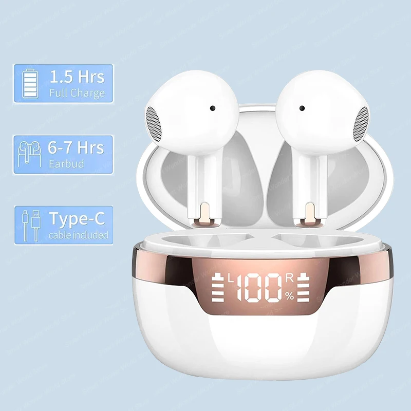 J97 TWS سماعة بلوتوث سماعات أذ - مراجعة Type C Wired Earphones With Mic وسعره