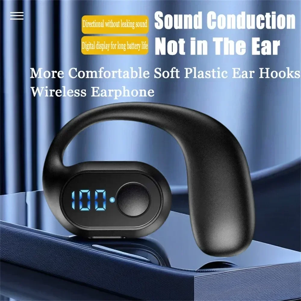 سماعات أذن لاسلكية بتقنية TWS، - مراجعة Open Ear Air Conduction Headphones وسعره