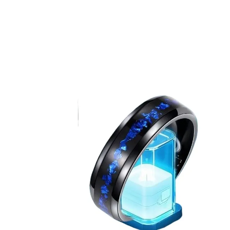 خاتم ذكي بتصميم ذهبي أزرق، مرا - مراجعة Smartwatches وسعره