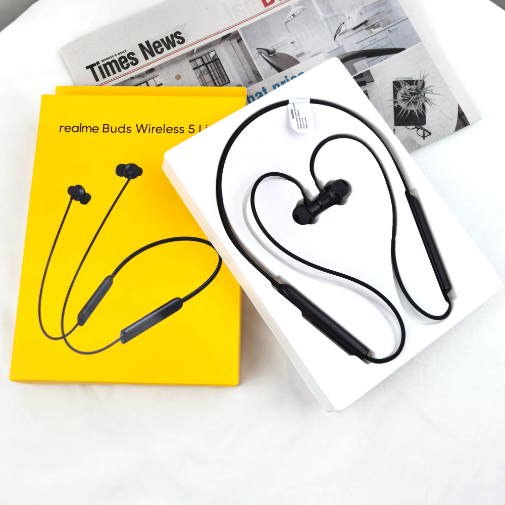 سماعات ريلمي بادز اللاسلكية 5  - مراجعة Magnetic Neckband Sports Earphones وسعره
