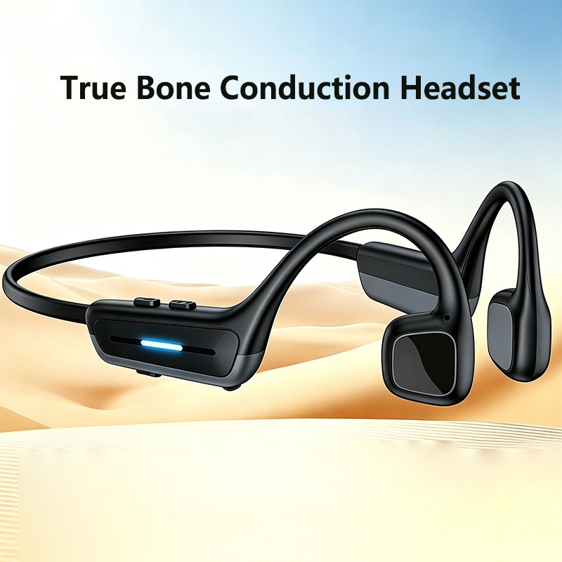سماعات بلوتوث بتقنية التوصيل ا - مراجعة Bone Conduction Running Headphones وسعره