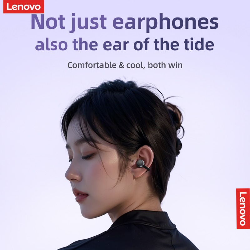 سماعات لينوفو اللاسلكية بتقنية - مراجعة Type C Wired Earphones With Mic وسعره
