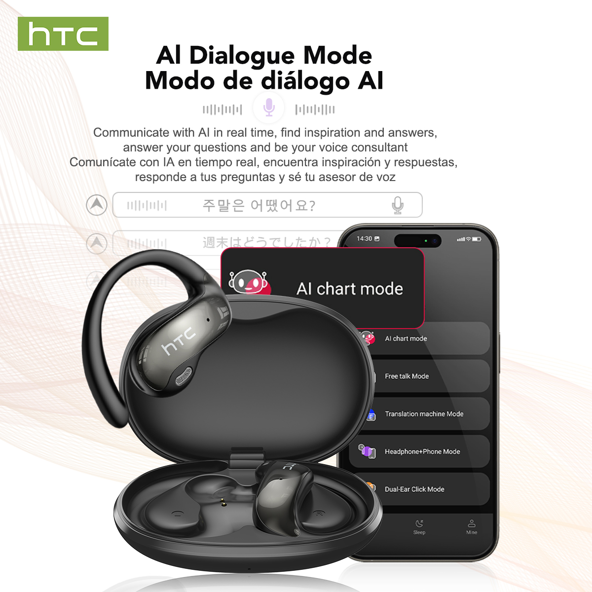 HTC NE19 سماعات بلوتوث AI OWS  - مراجعة Sleep Mask Headphones Bluetooth وسعره